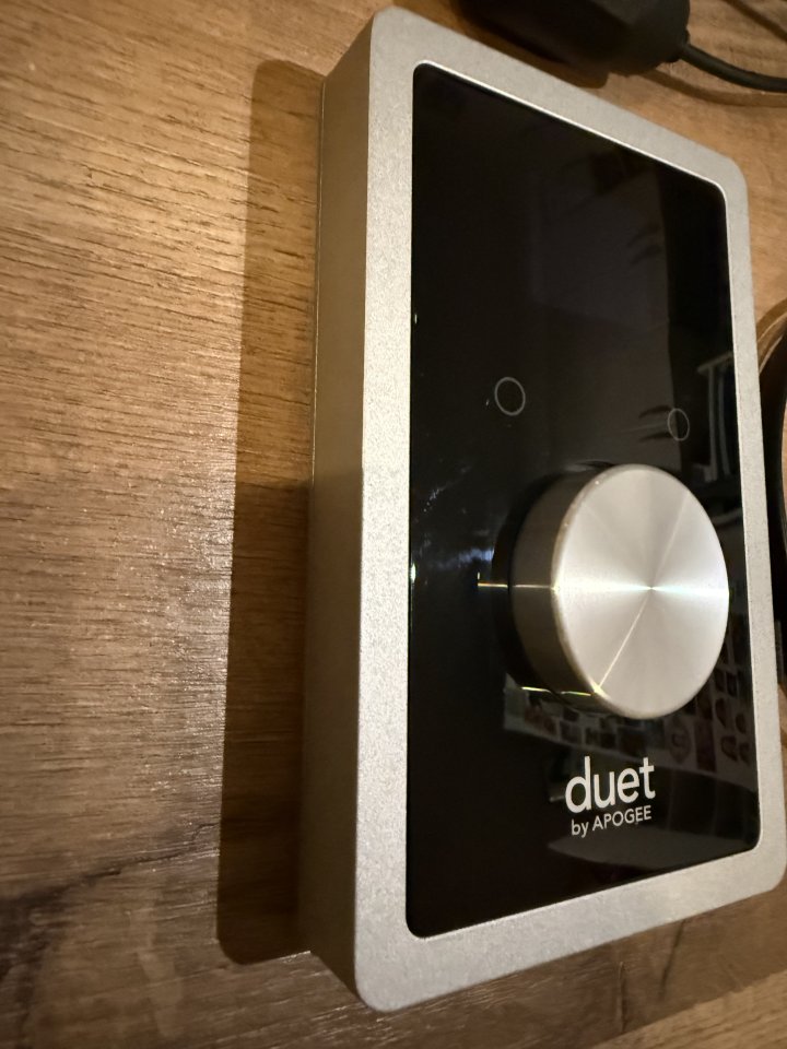 Interfaz de Audio USB 2.0 Apogee Duet. Falta de uso