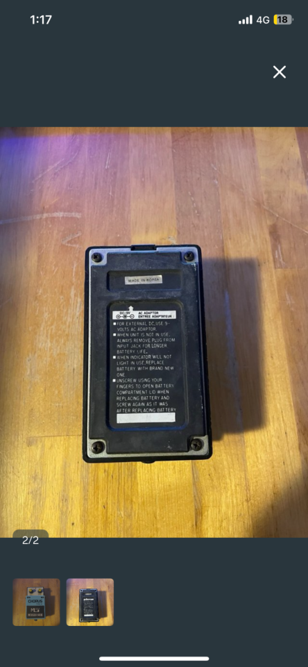 Pedal Chorus Music-Son CRS-2 de segunda mano · Foto 2 de 2 · Madrid · 85 €
