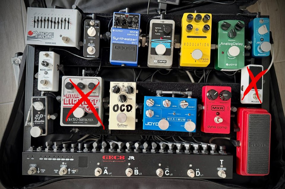 Pedales guitarra + looper MIDI + pedalboard de segunda mano · Foto 3 de 3 · A Coruña · 15 €