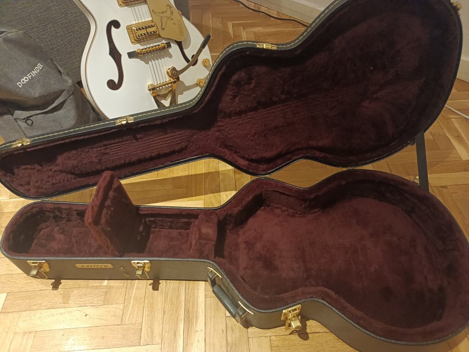 Gretsch White Falcon Junior + funda original Gretsch rígida