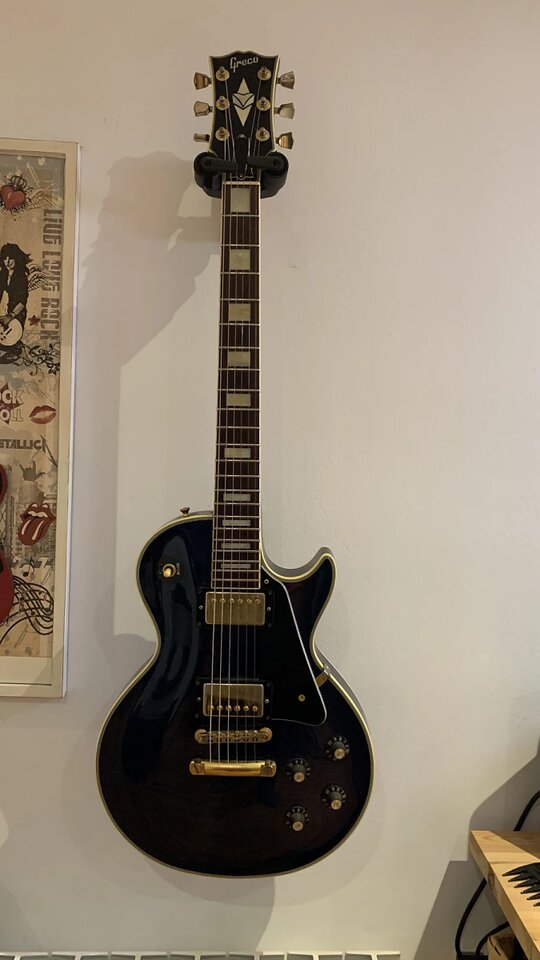 Greco EGC700 Les Paul Custom Azul 1987