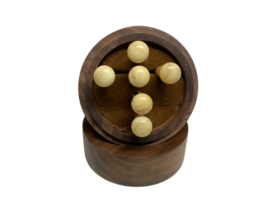 6 clavijas puente hueso camello Goa Premium Vintage