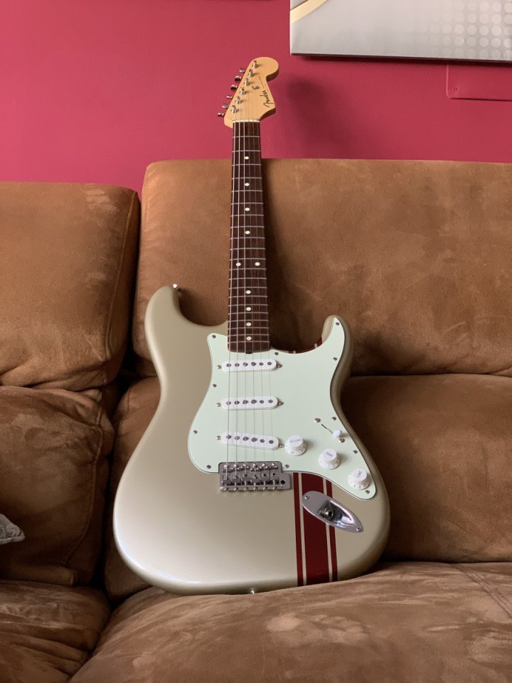 Fender Stratocaster John Mayer Signature 2005 – Shoreline Gold – Big Dipper de segunda mano · Foto 5 de 10 · A Coruña