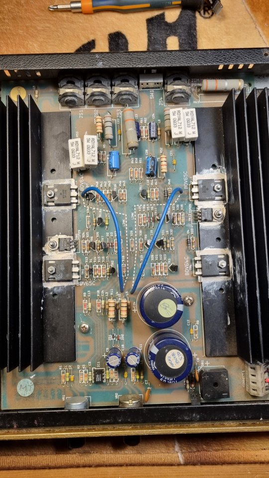 Etapa de potencia Marshall 8008 valvestate 80w