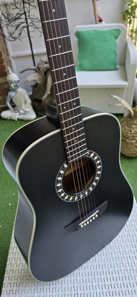 Harley Benton Custom Line CLD-10SCE BK.