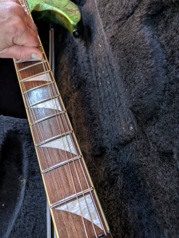 Jackson SLAT3-6 Soloist Archtop (Japón), EMG Glenn Tipton, estuche original