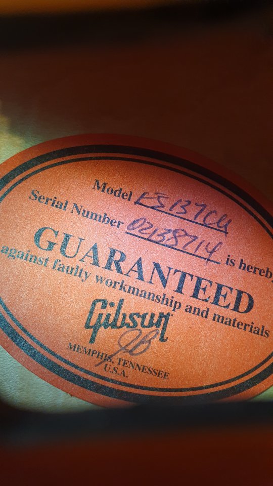 Gibson ES-137 Custom IMPOLUTA de segunda mano · Foto 6 de 10 · Illes Balears · 3100 €