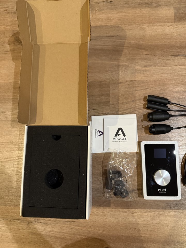 Interfaz de Audio USB 2.0 Apogee Duet. Falta de uso