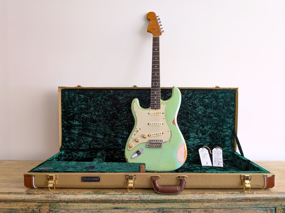 Guitarra Stratocaster General Vintage Zurdo de segunda mano · Foto 1 de 10 · Madrid · 1800 €