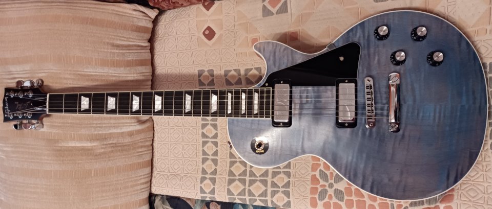 Gibson Les Paul Deluxe Player Plus 2018 Satin Ocean Blue