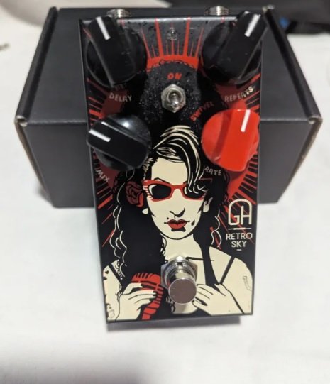 Pedal Boutique Delay Retro Sky Greenhouse