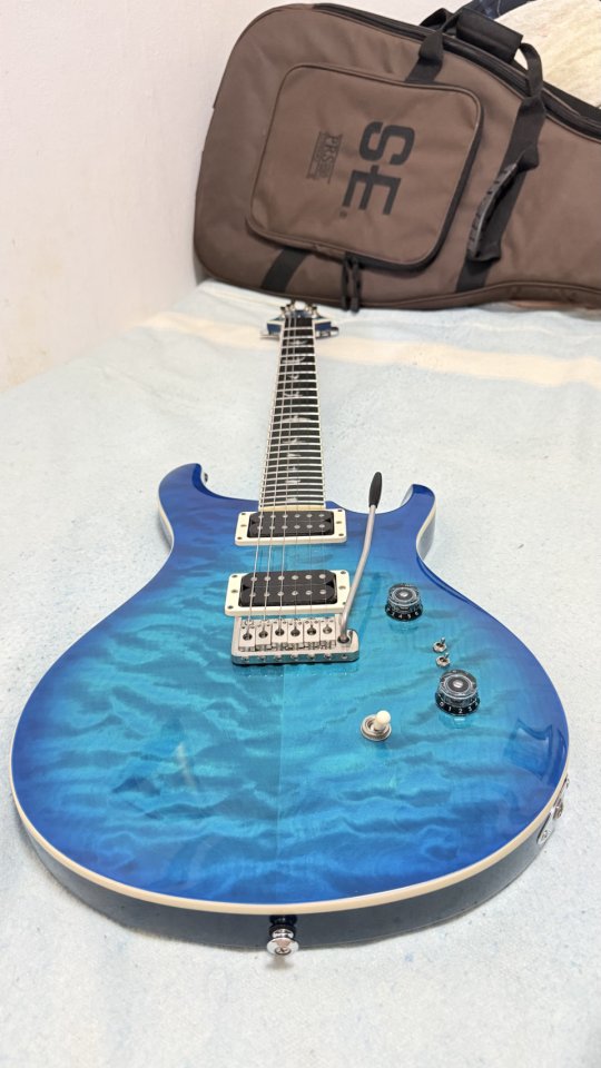 PRS SE Custom 24-08 Quilt – Lake Blue de segunda mano · Foto 2 de 9 · Sevilla · 800 €