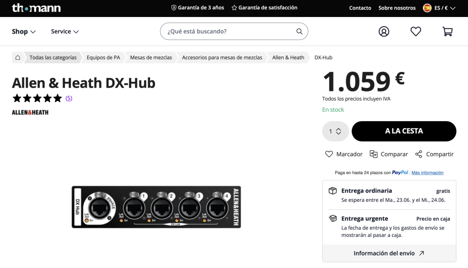 Allen Heath DX-Hub de segunda mano · Foto 7 de 7 · Madrid · 650 €