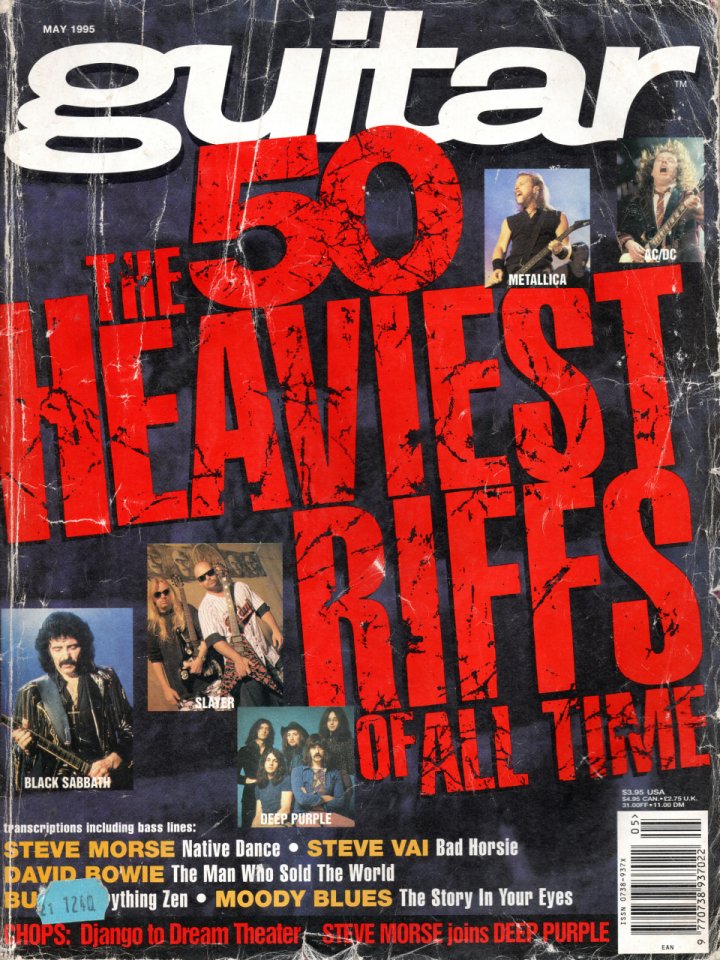 Revista Guitar – 50 Heaviest Riffs of All Time – Mayo de 1995 de segunda mano · Foto 1 de 8 · Salamanca