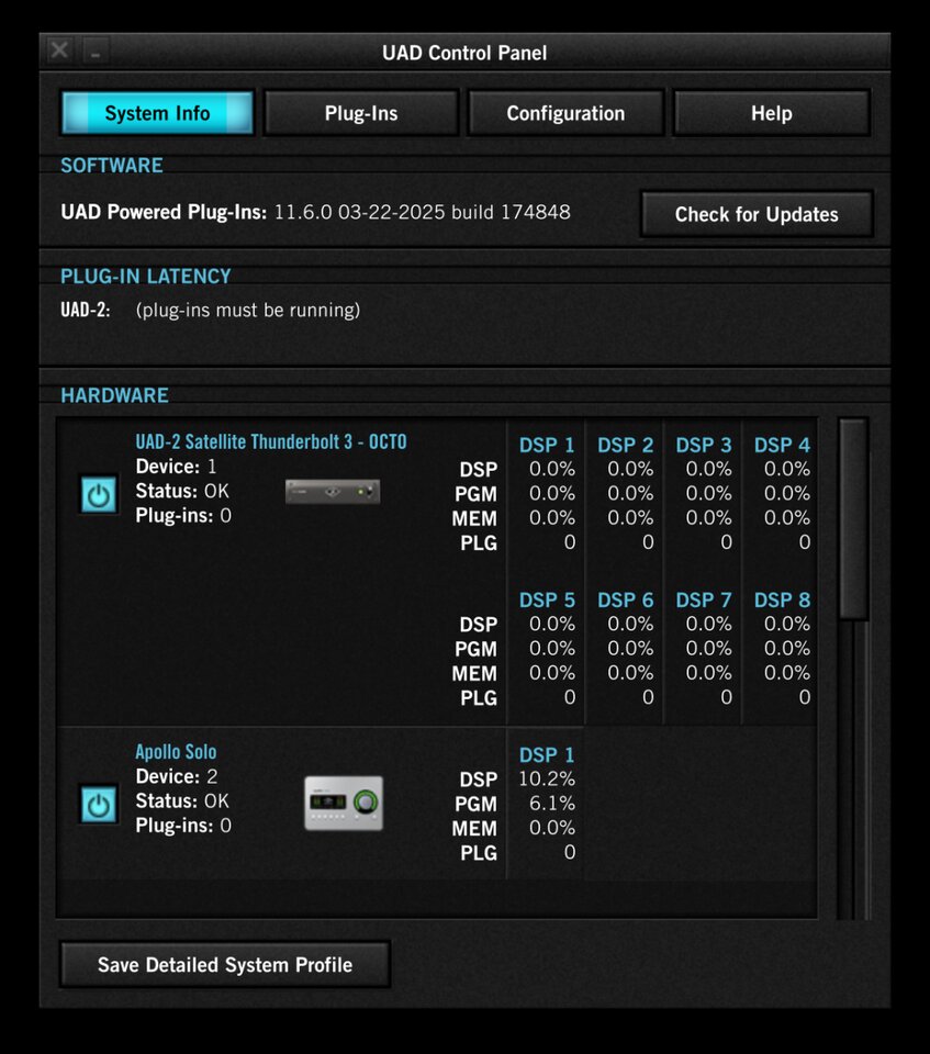 Interfaz Apollo Solo + UAD-2 Satellite Octo + Plugins Universal Audio