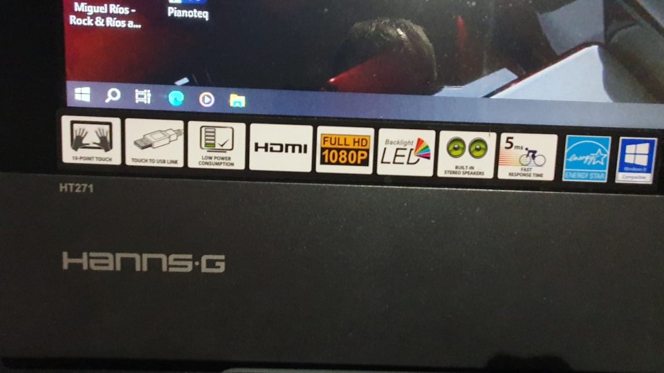 Monitor Táctil Hannspree 27 HT271 de segunda mano · Foto 3 de 4 · Ourense · 250 €