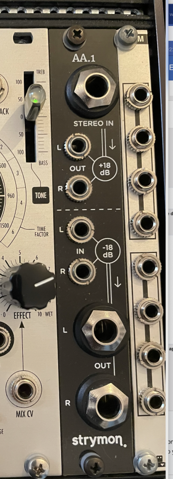 AA.1 Strymon Pedal Interface (Eurorack)