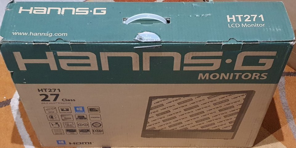 Monitor Táctil Hannspree 27 HT271 de segunda mano · Foto 4 de 4 · Ourense · 250 €