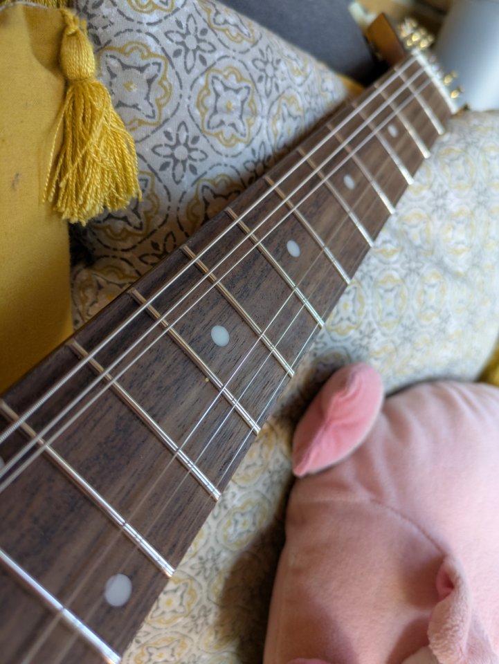 Epiphone IGC 1958 Korina Flying V, Aged Natural de segunda mano · Foto 4 de 9 · Madrid · 870 €