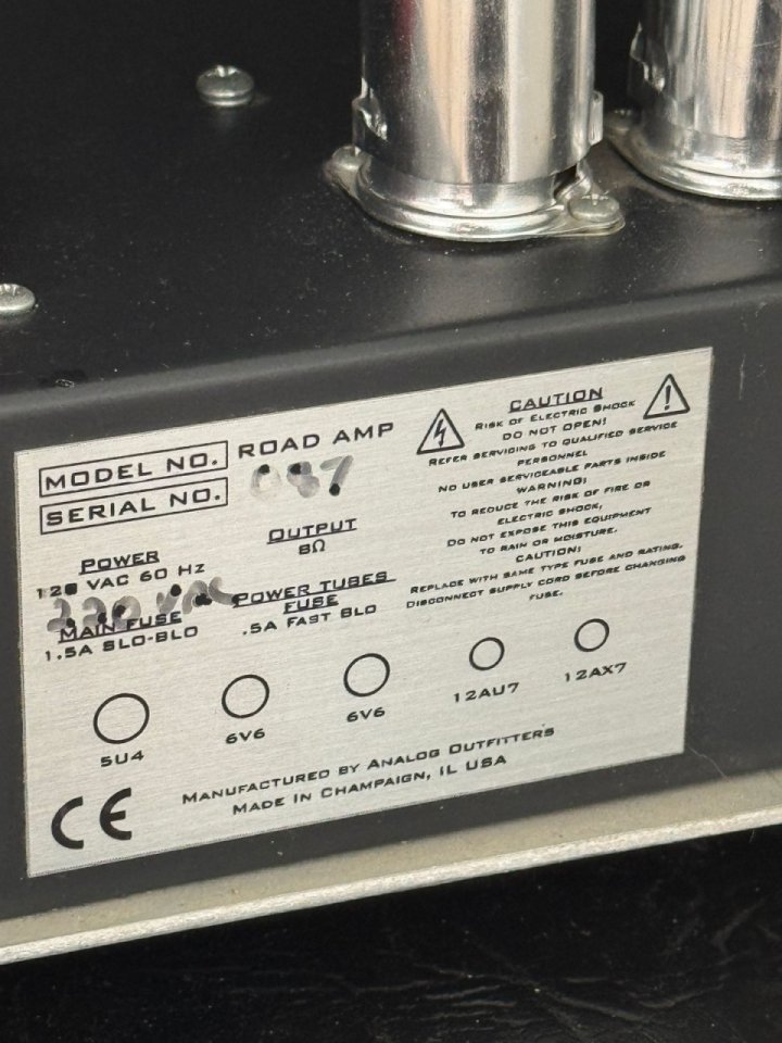 Analog Outfitters "Road Amp" 20w de segunda mano · Foto 3 de 6 · Tarragona · 950 €