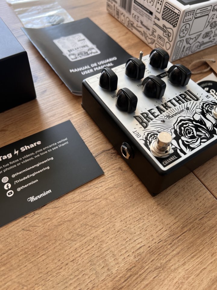 Vendo pedal Thermion Breakthru Distortion 165 € de segunda mano · Foto 5 de 8 · Ourense · 165 €