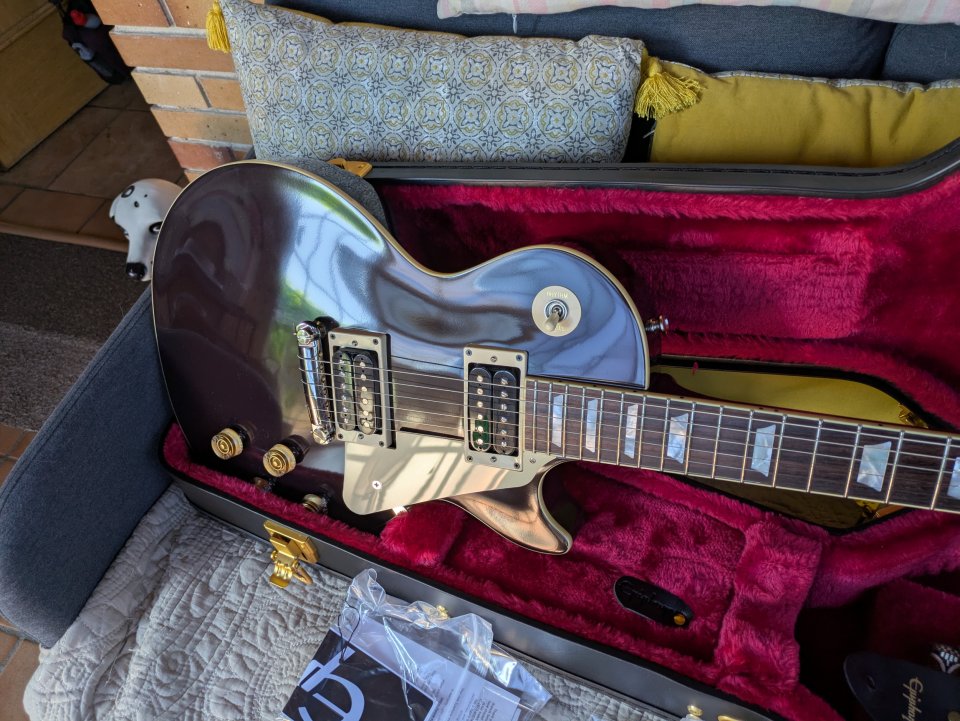 Epiphone Les Paul Jeff Beck Oxblood IBGC de segunda mano · Foto 2 de 9 · Madrid
