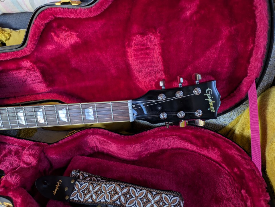 Epiphone Les Paul Jeff Beck Oxblood IBGC de segunda mano · Foto 3 de 9 · Madrid