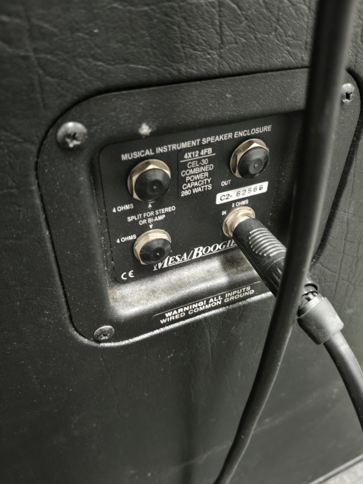 Pantalla Mesa Boogie 4x12 Rectifier Standard Oversize (4FB) + Funda Original de segunda mano · Foto 3 de 6 · León · 900 €