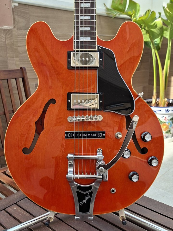 Epiphone ES-335 BIGSBY Watermelon. de segunda mano · Foto 1 de 9 · Alicante · 750 €