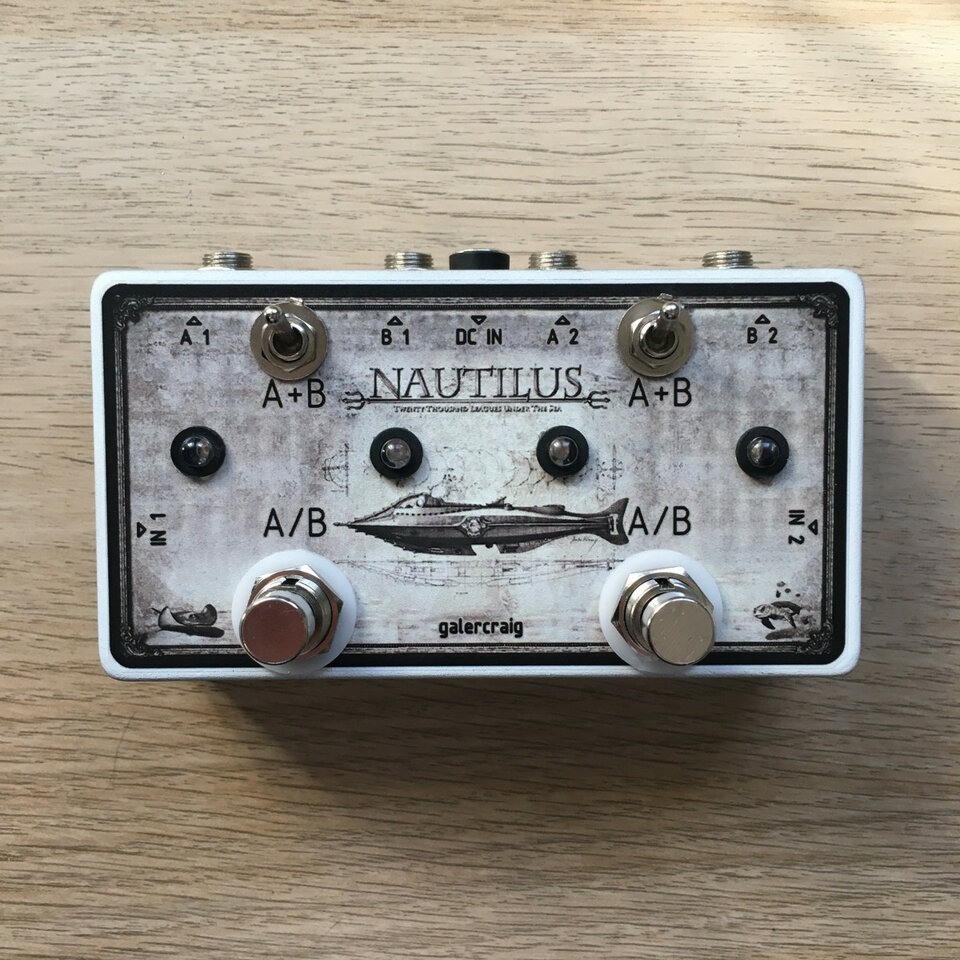 Footswitch, AB, ABY, Switcher, controlador, tap tempo, splitter, patch box