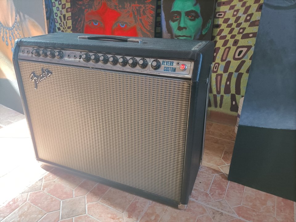 Guyatone Reverb Custom GA1100  (Fender Twin Reverb clon,era Blackface)   Fujigen - Gakki