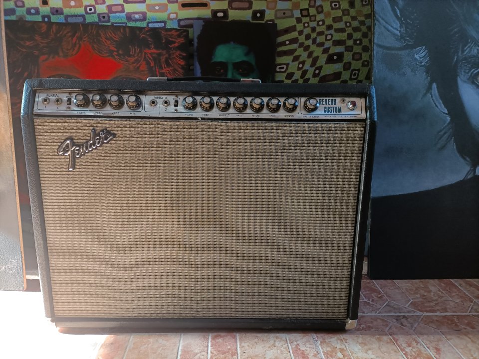 Guyatone Reverb Custom GA1100  (Fender Twin Reverb clon,era Blackface)   Fujigen - Gakki