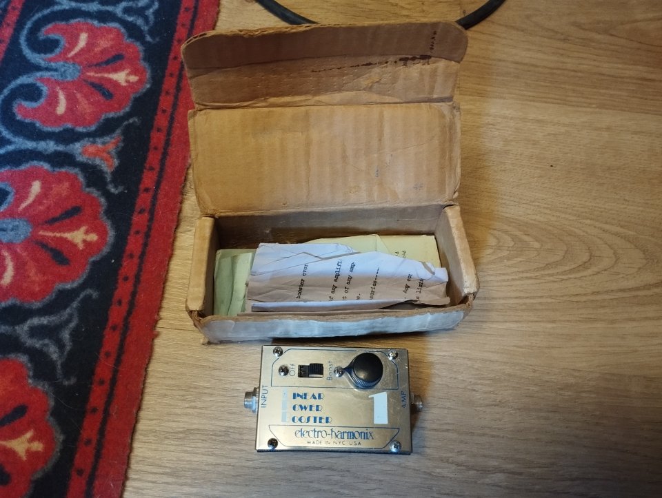 Linear Power Booster ElectroHarmonix 70s original