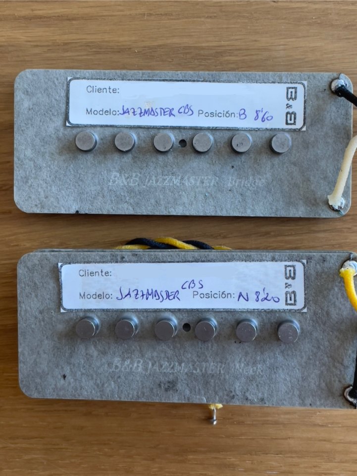 B&B Pickups Jazzmaster CBS