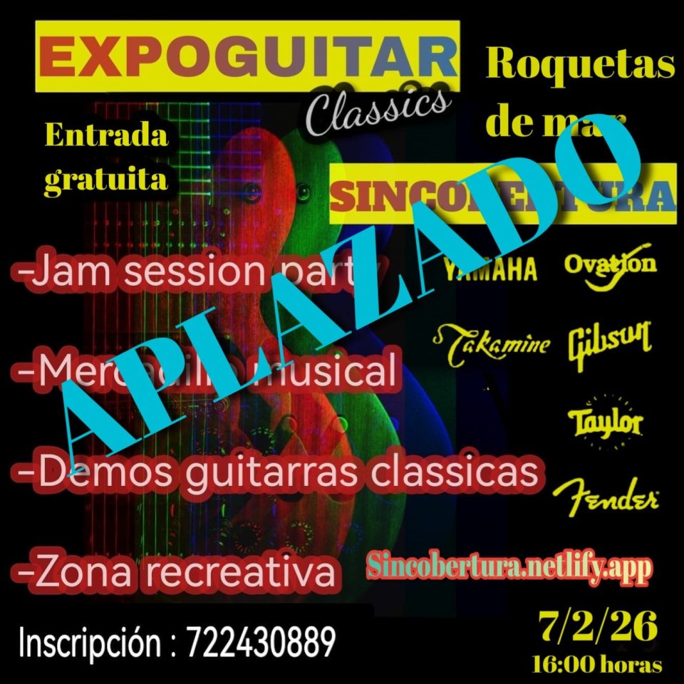 Mercadillo de guitarras, amplis y efectos APLAZADO