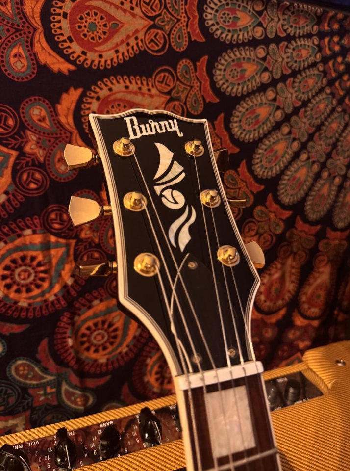 BURNY les paul custom!!!