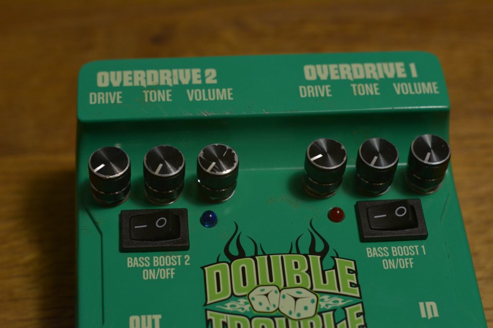Pedal overdrive Double Trouble