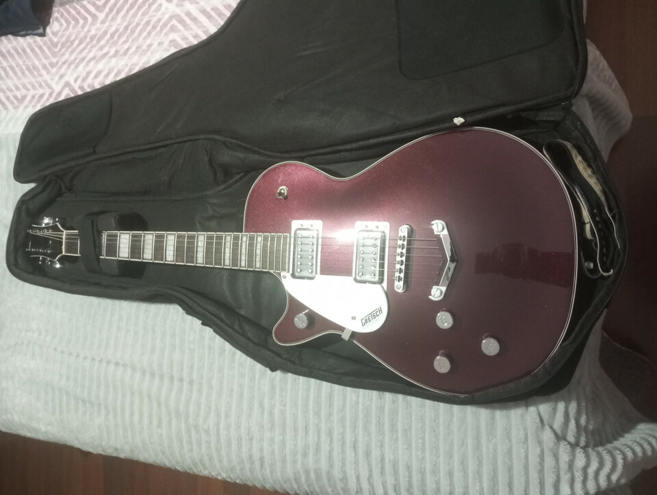 Guitarra eléctrica zurda grescht electromatic g 5220 para zurdos.