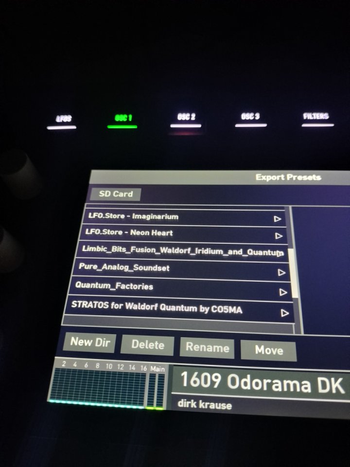 Waldorf iridium keyboard