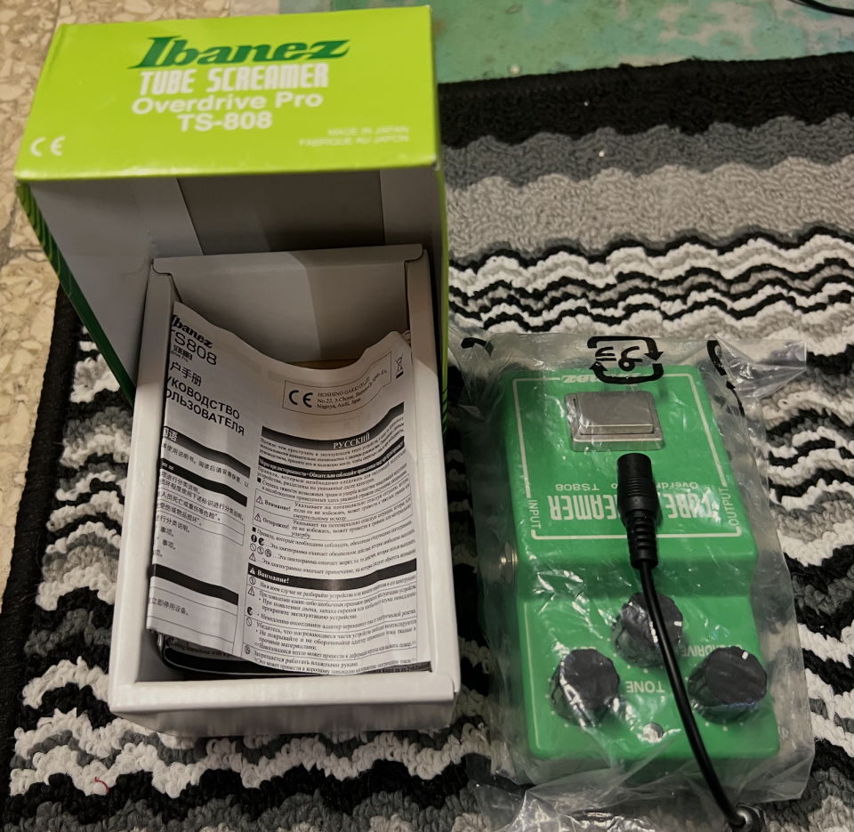 Tube Screamer Ibanez TS808 original