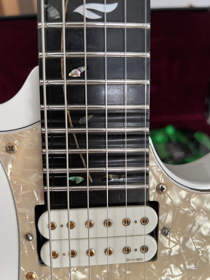 Ibanez JEM7V-WH 1998 FujiGen. Guitarra ibanez jem