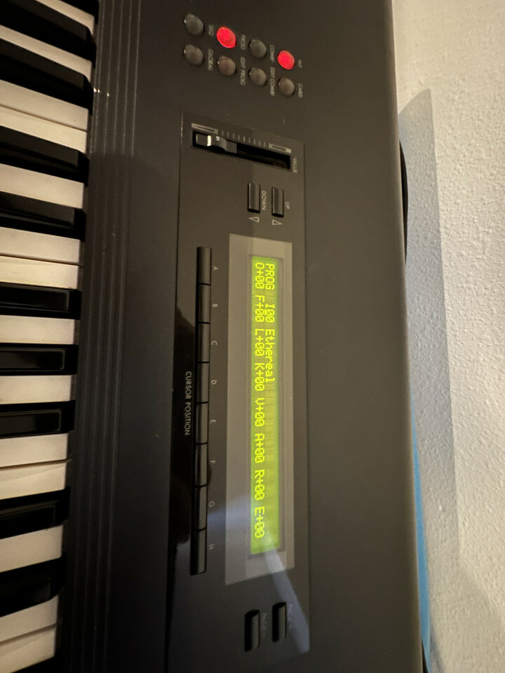 Korg M1 Mitico sinte Vintage