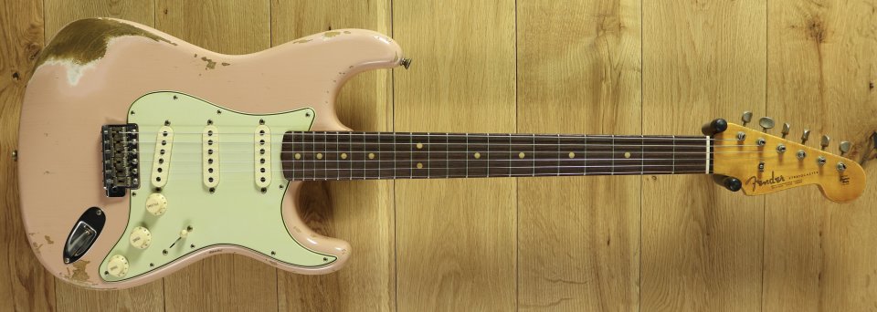 Fender Stratocaster Custom Shop Limited 63' Heavy Relic in Shell Pink - 2019