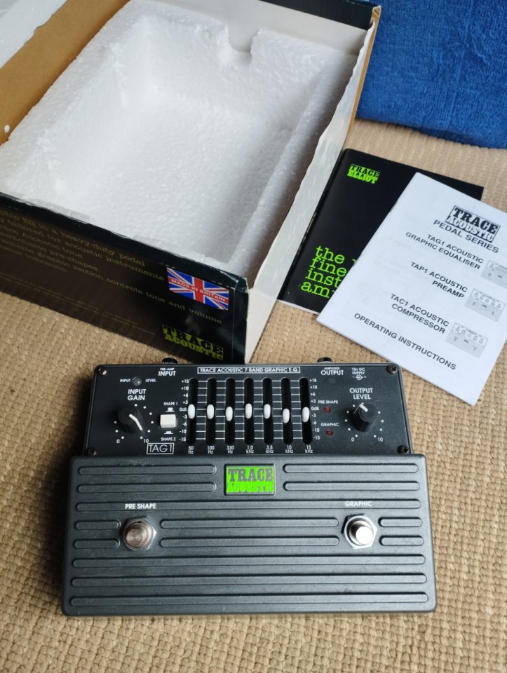 Trace Acoustic TAG1 Acoustic Guitar Graphic EQ