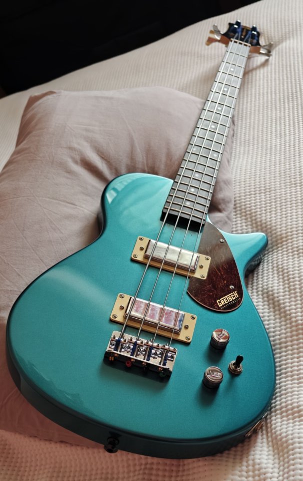 Gretsch G2220 Electromatic Junior Jet Bass II FSR Ocean Turquoise de segunda mano · Foto 3 de 10 · Lugo · 399 €