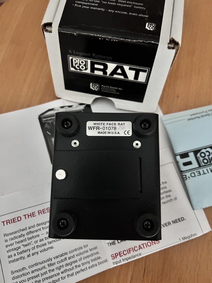 Vendido -Proco Rat Whiteface Reissue de segunda mano · Foto 3 de 3 · Alicante