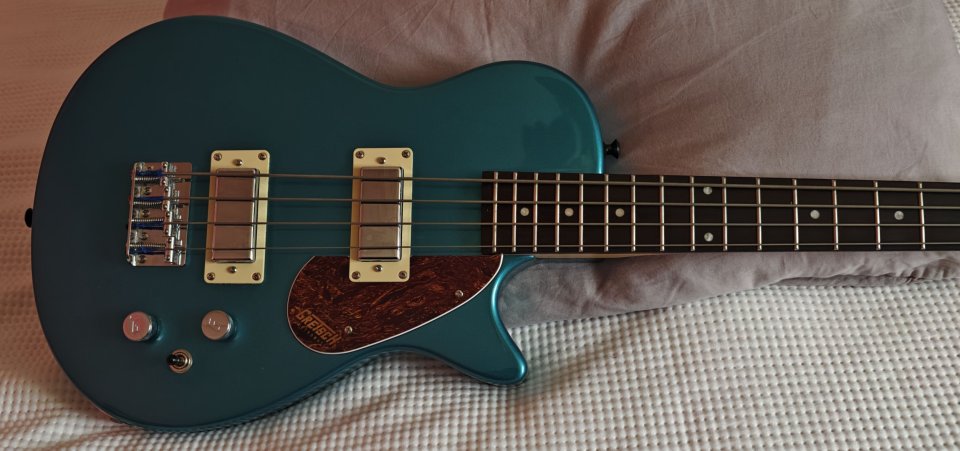 Gretsch G2220 Electromatic Junior Jet Bass II FSR Ocean Turquoise de segunda mano · Foto 5 de 10 · Lugo · 399 €