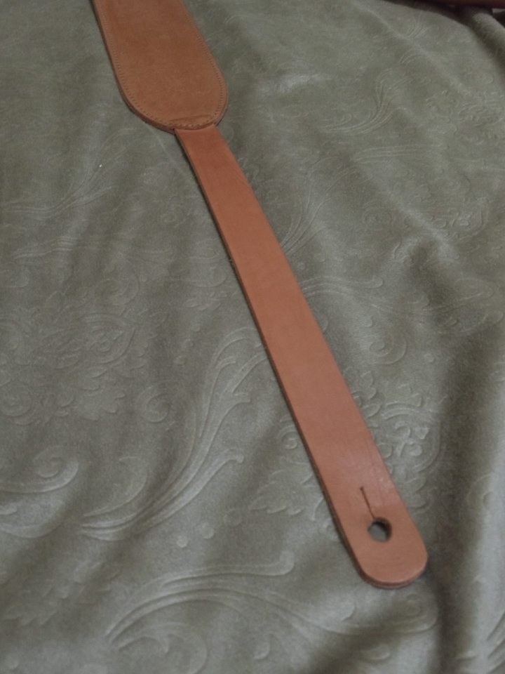 Correa de cuero artesanal Etabeta  50's Natural. Nueva, con etiquetas