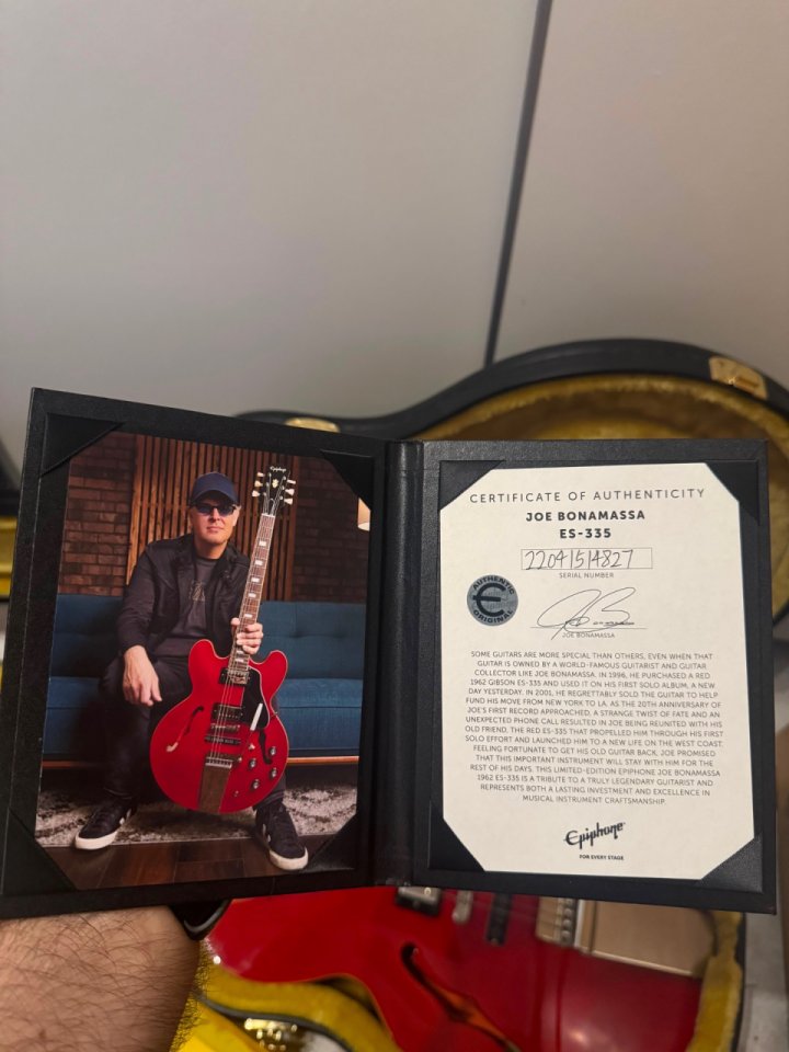 Epiphone 335 Joe Bonamassa de segunda mano · Foto 2 de 8 · Alicante · 1150 €
