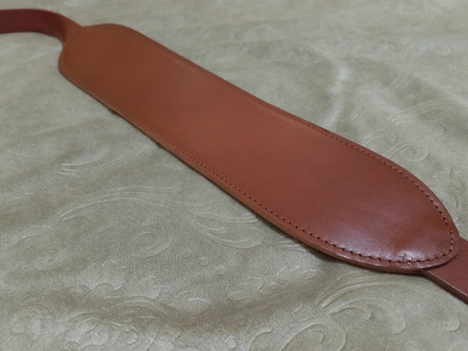 Correa artesanal Etabeta 50's Marrón. Nueva con etiquetas